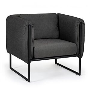 BIZZOTTO POLTRONA C-C PIXEL ANTRACITE