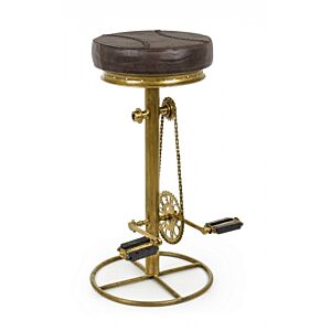 BIZZOTTO SGABELLO BAR CYCLE ORO H80