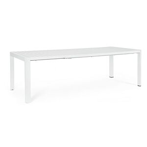 BIZZOTTO TAVOLO AL.KIPLIN 180-240X100 BIANCO CX21