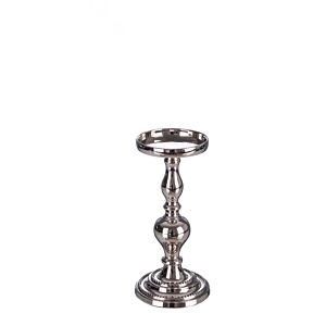 BIZZOTTO CANDELABRO DARIKA 1FUOCO ARGENTO H25,5