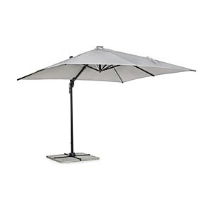 BIZZOTTO OMBRELLONE BRACCIO INES3X3 ANT-GR CH LED
