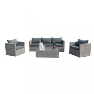 SALOTTO CILE 3 P C/CUSCINI  WI-806882-GREY