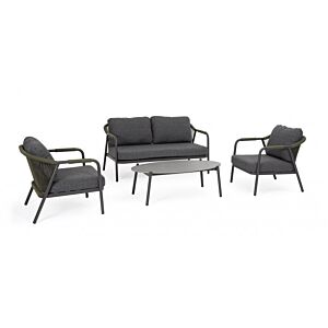 BIZZOTTO SET4 SALOTTO C-C MIRAVET ANT/VERDE