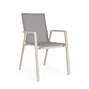 BIZZOTTO Sedia da giardino con braccioli KRION Pelican