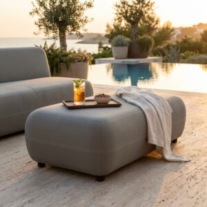 Pouf da giardino POUF TUCUMÁN grigio scuro