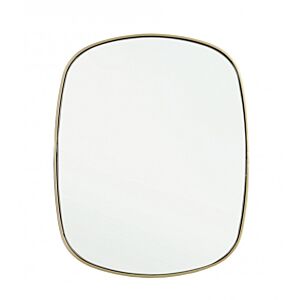 BIZZOTTO Specchio dorato GALAXY 40x50 con cornice in acciaio