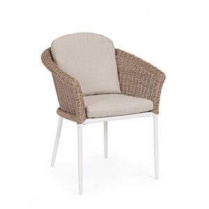 BIZZOTTO Poltrona da giardino OCEANA VAPOR YK15 con cuscini