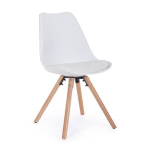 BIZZOTTO sedia NEW TREND bianca con cuscino