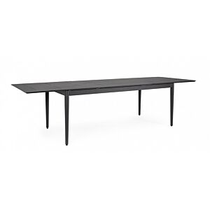 BIZZOTTO Tavolo da giardino allungabile NEBULA 200-300X100 antracite YK13