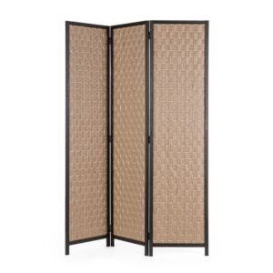BIZZOTTO paravento 3-ante DHEVA naturale  135×180 cm