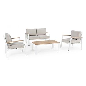 BIZZOTTO SET4 SALOTTO C-C BELMAR BIANCO YK11