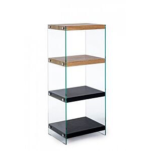 BIZZOTTO LIBRERIA 4P LINE WOOD NERO
