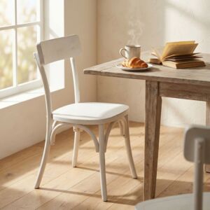 Sedia in legno POLLY grigia