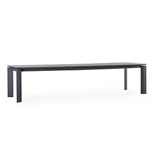 BIZZOTTO Tavolo da pranzo allungabile da giardino OTAVIO 220-280-340X95 antracite WG21