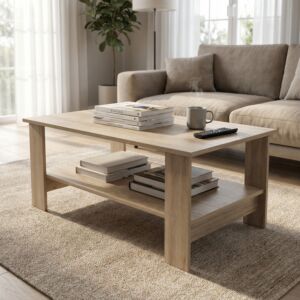 TAVOLINO SALOTTO MATCH ROVERE CHIARO