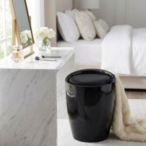 Sgabello Cliff nero