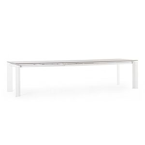 BIZZOTTO Tavolo da pranzo allungabile da giardino OTAVIO 220-280-340X95 bianco WG20
