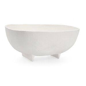BIZZOTTO CIOTOLA DECORATIVA HISAR BIANCO 26,5X27