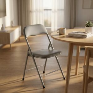 Sedia pieghevole SLIM grigio chiaro
