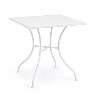 BIZZOTTO TAVOLO KELSIE BIANCO 70X70