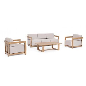 BIZZOTTO SET4 SALOTTO C-C THESEUS NATURALE