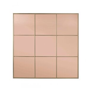 BIZZOTTO SPECCHIO C-C WINDOW PLANET ORO-BR 90X90