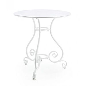 BIZZOTTO TAVOLO ETIENNE BIANCO D70