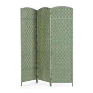 BIZZOTTO paravento 3-ante SHANA colore verde 150×180 cm