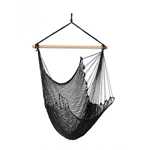 BIZZOTTO Poltrona sospesa BENIDORM nera 100 × 130 cm – 120 kg – Yes