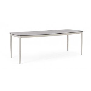 BIZZOTTO Tavolo da giardino NESTOR 220X100 MORNY WG25