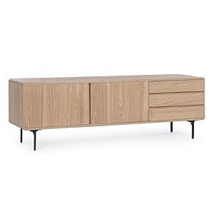 BIZZOTTO MOBILE PORTA TV 2A-3C WIDALD NATURALE