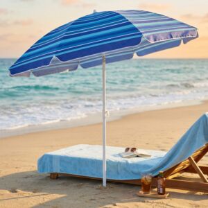 Ombrellone da spiaggia 180 cm colori assortiti