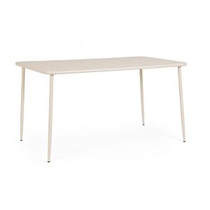 BIZZOTTO Tavolo da giardino YARA 140x80 – champagne