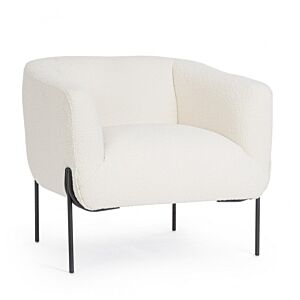 BIZZOTTO POLTRONA CLAUDINE BIANCO BOUCLE'