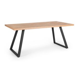 BIZZOTTO tavolo da pranzo Dukat 180 × 90 nero