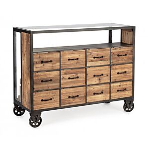 BIZZOTTO CASSETTIERA 12C MINDIL C-RUOTE H95,5