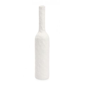 BIZZOTTO BOTTIGLIA DECORATIVA HISAR TO BIANCO H35
