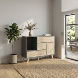 MOBILE EMORY GRIGIO E NATURALE -  MO806774