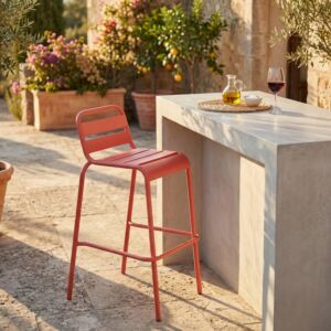 Sgabello alto VEGA FE-802583-RED