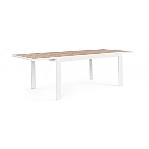 BIZZOTTO TAVOLO AL.BELMAR 160-240X100 BIANCO YK11