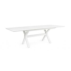BIZZOTTO TAVOLO ALL.KENYON 180-240X100 BIANCOCX21
