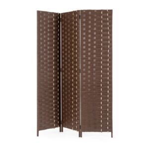 BIZZOTTO Paravento in 3 ante JALILA marrone 135×180 cm