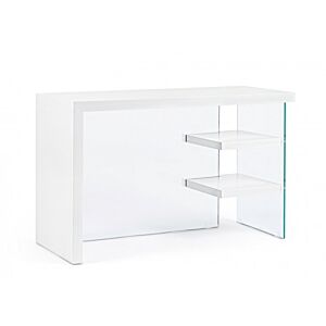 BIZZOTTO SCRIVANIA 2M LINE WOOD BIANCO 120X50