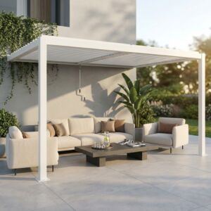 PERGOLA BIOCLIMATICA 4 X 4 ADDOSSATA
