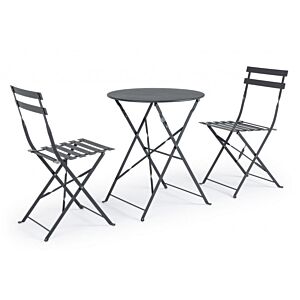 BIZZOTTO SET3 BISTROT WISSANT ANTRACITE