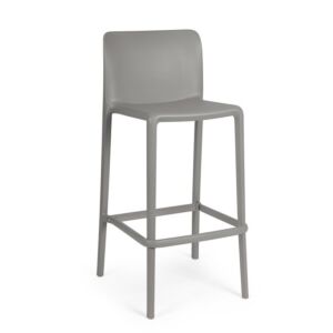 BIZZOTTO sgabello bar CHLORIS grigio – impilabile