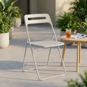 Sedia pieghevole SEDIA ELISABETH – grigio chiaro