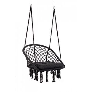 BIZZOTTO Poltrona sospesa JAVIER nera 88X130H