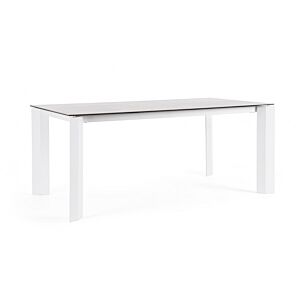 BIZZOTTO Tavolo da pranzo da giardino OTAVIO 180X95 bianco WG20