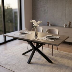Tavolo da giardino allungabile GARFIELD 160/200 x 90 grigio